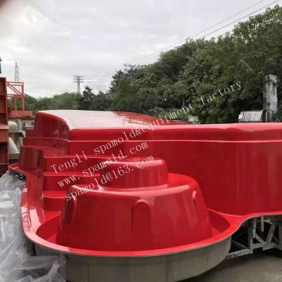 China Fiber Reinforce Plastic Mold Factory Top Selling Custom Size High Gloss Outdoor Pool Gel Coat Pool Mold for sale