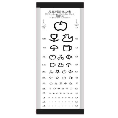 China Vision Test 5M Cartoon LED Eye Chart Vision Test Chart for sale