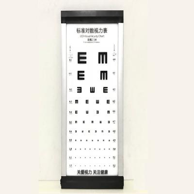 China 2.5M E Eye Chart Acrylic Vision Test Chart for sale