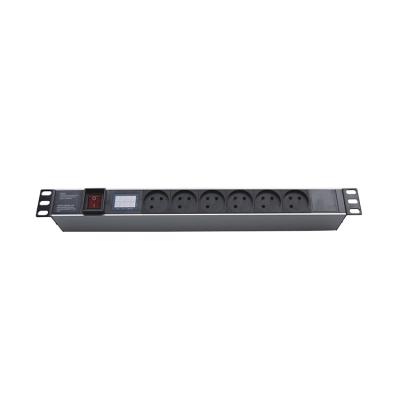 China Israel Type 6 Way 1U Dual 19 Inch Power PDU Power Distribution Unit For Cabinet TUL-ISR(16) N1006WKPDBW19A for sale