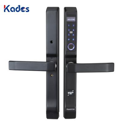 China Intelligent.Electronic Battery Alarm Normally/Low Mode Door Lock Aluminum Door Lock Broken Bridge Lock With High Security for sale