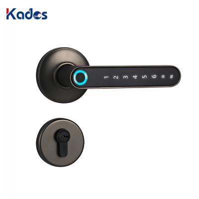 China Indicator light reminds easy to install black electronic lock, a touch code open digital lock, suitable for office glass door for sale