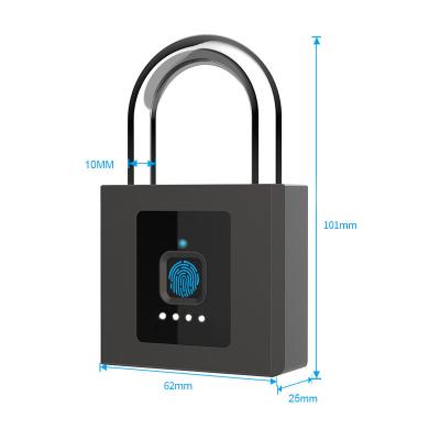 China USB Combination Fingerprint Door Lock Smart Fingerprint Padlock Biometric Electronic Keyless Brass Digital Rechargeable Locks Combination Flap for sale