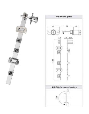 China Long Hardware Furniture Office Cabinet Drawer Locks For Office Home Office for sale