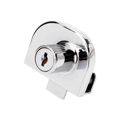 China New Style Modern Frameless Tempered Glass Office Commercial Door Lock for sale