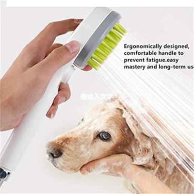 China Small Pets Pet Shower Head, Bathing Massage Brush Shower Head Grooming Tool for Dogs for sale