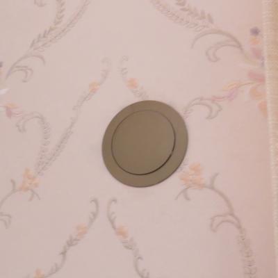 China Plastic Air Conditioning Wall Hole Cover Gold 63mm 190127-07 for sale