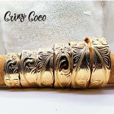 China Hawaiian Jewelry 14k Gold Plated Hawaiian Cocos Cring Bracelets Brown Hawaiian Chian Bracelets Wholesale Polynesian Bead Bracelets for sale