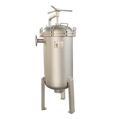 China PLC Controlled Precision Stainless Steel Bag Filter for Tap Water Purification for sale