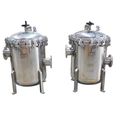 China Liquid/oil/wine/beer/honey/syrup/paint filtration machine Stainless Steel 304 multi single Bag Filter Housing for sale