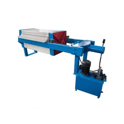 China 62KG Semi-Automatic Polypropylene Plate Slurry Filter Press for Solid Liquid Separation for sale