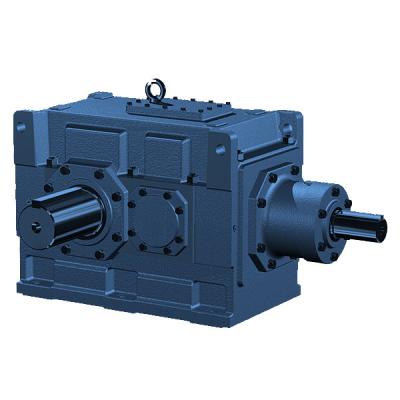 China Series-parallel building material H B magazines or right angle shaft gearboxes/industrial gear units for sale