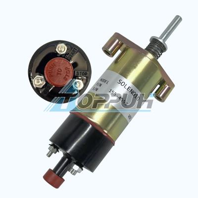 China 24V Forklift Solenoid Valve 1554653 3E-7985 For CAT3306 E330/330B/330C Engines Stop Solenoid Caterpillar Excavator Accessories 155-4653 for sale