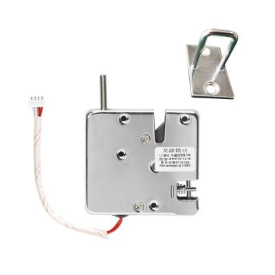 China Storage Cabinet Longyuan LY8812 Solenoid Lock DC12V 24V Electronic Control Electromagnet Lock For Smart Locker for sale