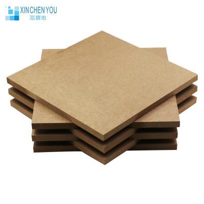 China Manufacturer 18mm Moisture Proof Good Quality Plain MDF Raw Wooden MDF Board Raw Fiberboard Made In China for sale