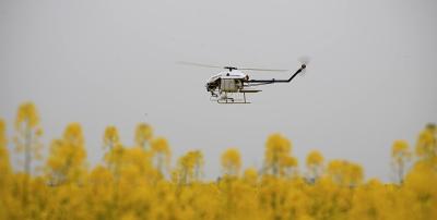 China Die Hubschrauber-Spray-System-Landwirtschaft 1 Gewicht des Start-35KG machte Luftfahrzeug unmenschlich zu verkaufen