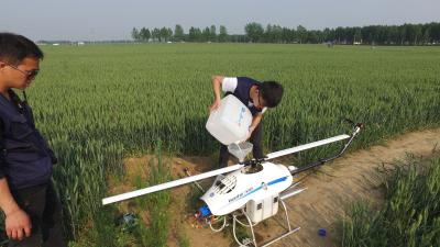 China Flybarless-Brummen-Landwirtschafts-Gebrauch, Fernbedienung +Computer landwirtschaftliche Anwendungen UAV zu verkaufen