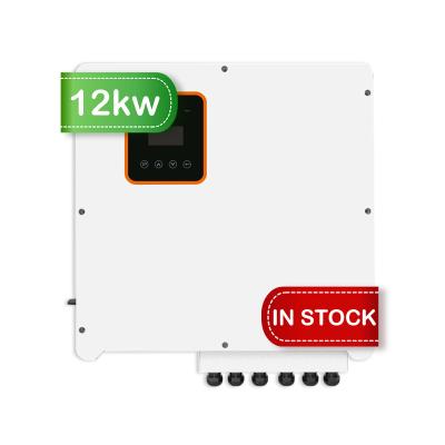 China Good quality solar system hybrid solar inverter 8kw 10kw 12kw mppt 3phase on off-grid power solar hybrid inverters for sale