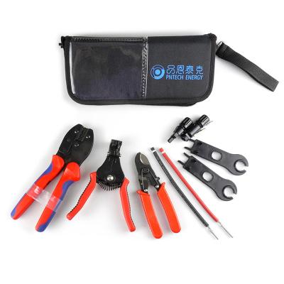 China C4K-D Solar System Panel Factory High Quality Solar Cable Connector Pliers PV Product Crimping Tool Kits for sale