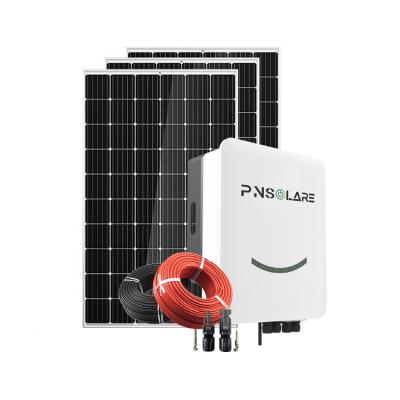 China Pnsolare Home High Power Generating Grid Power System 15kw 20kw 30kw Solar Powered System 3 Phase for sale