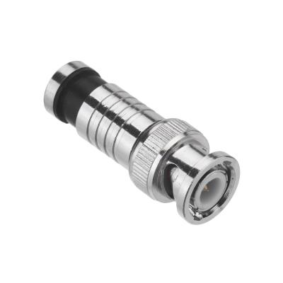 China audio & BNC Video Connector Compression Coaxial CCTV Cable Connectors BNC Isolation Male Connector For CCTV Surveillance System Kit for sale