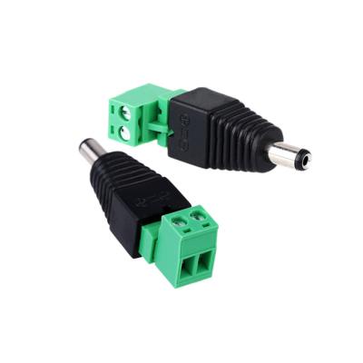 China 12V Power DC Male To AV Screw Terminal Block Connector For Power Adapter for sale