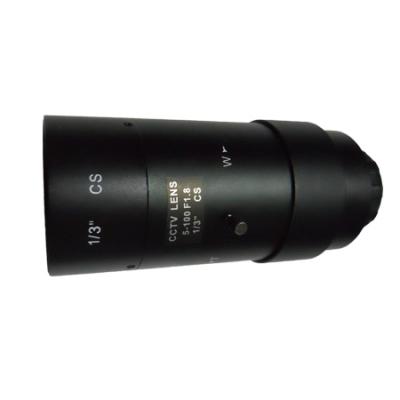 China manual iris 5-100mm cctv varifocal lens KD05100 for sale