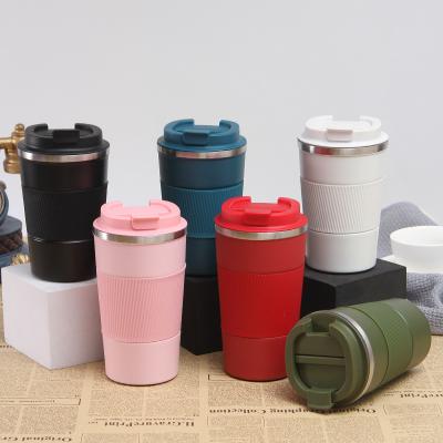 중국 Stainless Steel 12oz Vacuum Insulated Coffee Travel Mug Spill Proof Double Walled Tumbler Cups For Keep Hot / Ice Coffee Tea Beer 판매용