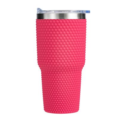 China Stylish Stainless Steel Tumblers: Multi-Color Options With Diamond-Textured Sleeve & Stainless Steel Lid, Perfect For Home & Office for sale