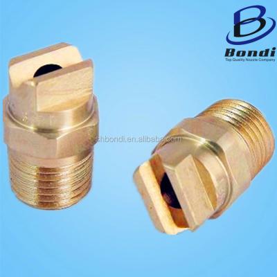 China Dust Removal Cleaning Jet Nozzle for Papermaking Flat Fan Spray Nozzle, Brass Uni Jet Nozzle for sale