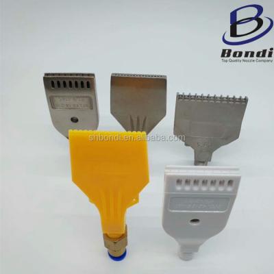 China Wind Drying Type Jet Nozzle , Wind Cleaning Spray Stainless Steel F Nozzle for sale