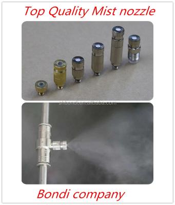 China Wholesale 304ss/Copper Moisture Fog Cooling Anti-drip Water Fog System Fine Nozzle,fog machine nozzle for sale