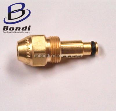 China Brass/304ss Brass/304ss Siphon Waste Oil Burner, Two Oil Liquid Air Spray Nozzle for sale