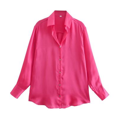 China Hot Sale Breathable Simply Candy Color Office Lady Plus Size Ramadan Women Shirt Dresses Long Sleeve for sale