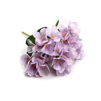 China Hot Sale Latex Plastic Butterfly Plants Window Display Artificial Orchid Jasmine Flower Leaves for sale