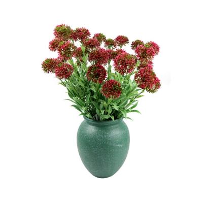 China Plastic Green Artificial Flowers Bouquet Window Display Lilac Environmental Protection With High Quality for sale