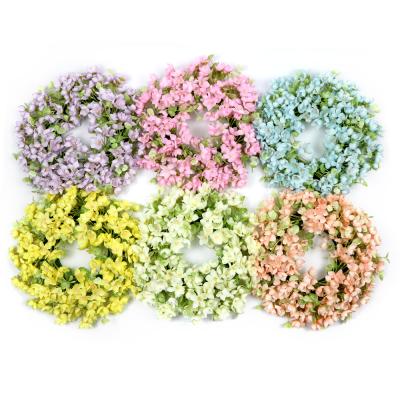 China Realistic Hot New Product Amazon Hydrangea Small Flower Garlands and Wedding Decorations for Hanging on Doors and Windows for sale