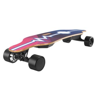 China New Design Dropshipping GreatRoc Adult Road Adult Long Board Popular Custom Four Wheels Electric Skateboard With Remote Controller for sale