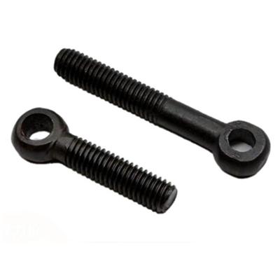 China Lifting And Connecting Grade 12.9 M10 M12 DIN444 Black Oxide Carbon Steel Anchor Eye Bolt for sale