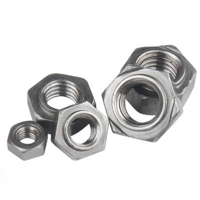 China Heavy industry carbon steel projection weld nuts M5 M6 M8 M10 M12 4.8 spot hex single hex hex weld nut with pilot nut for sale