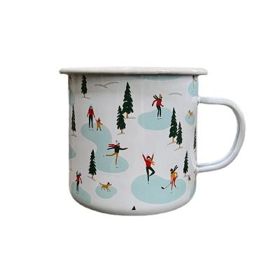 China Viable Wholesale Supplier China,Doorgift Wedding,Custom Enamel Coffee Camping Enamel Cup Mugs Mug for sale