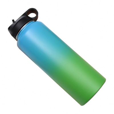 China Sustainable Water Metal Canteen 64 Stainless Steel 32oz Water Bottle Hydraulic Displacement for sale