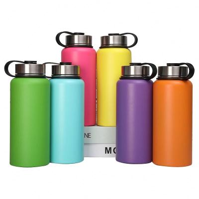 China Free Sample Sustainable Stainless Steel Water Bottle 32oz With Spout Lid Cap BPA Free for sale