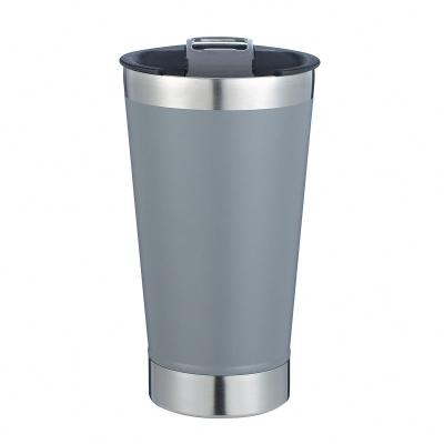 China Sustainable New Product Ideas Stainless Steel Beer Mug Double Wall Tumbler With One Opener for sale