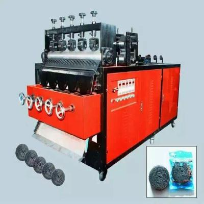 China High Quality Hotels Stainless Steel Scrubber Making Machine | Scourer Making Machine| 0086-18315708563 Kitchen Spiral Scrubber Machine for sale