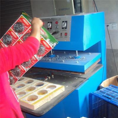 China Plastic Package Scrubber Ball Blister Packing Machine For Electronic Products for sale