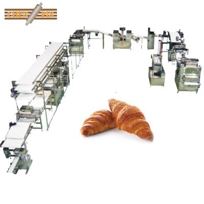 China Industrial puff croissant butterfly bakalava pastry production line making machine for sale for sale