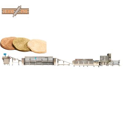 China Industrial hydraulic system taco flour tortilla bread making machine for sale full production line for sale