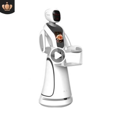 China Humanoid Serving Smart Robot Restaurant Csjbot Hotel Food Waiter Human Restaurant Service Delivery Supply For Sale for sale