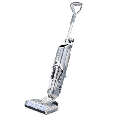 China Electric Portable Handheld Powerful Stick Floor Liquid Wash Hotel Mop Vacuum Cleaner Cordless Wet Dry For Restaurant for sale